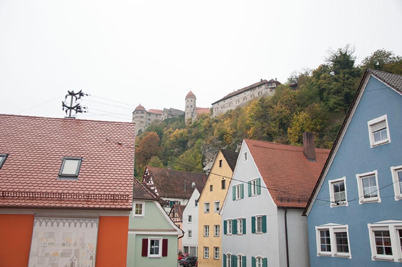 Hotel Gasthof Zum Goldenen Lamm Harburg  Esterno foto